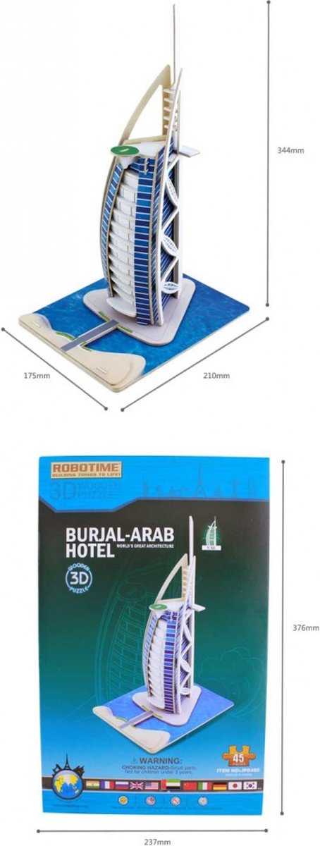 burjal arab 3d-puzzle 