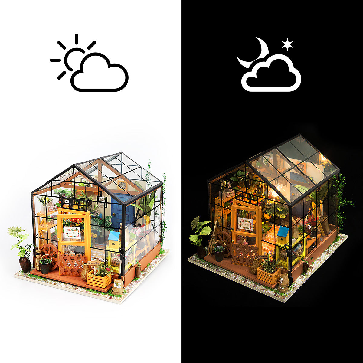 DIY Miniatur Haus Flower House