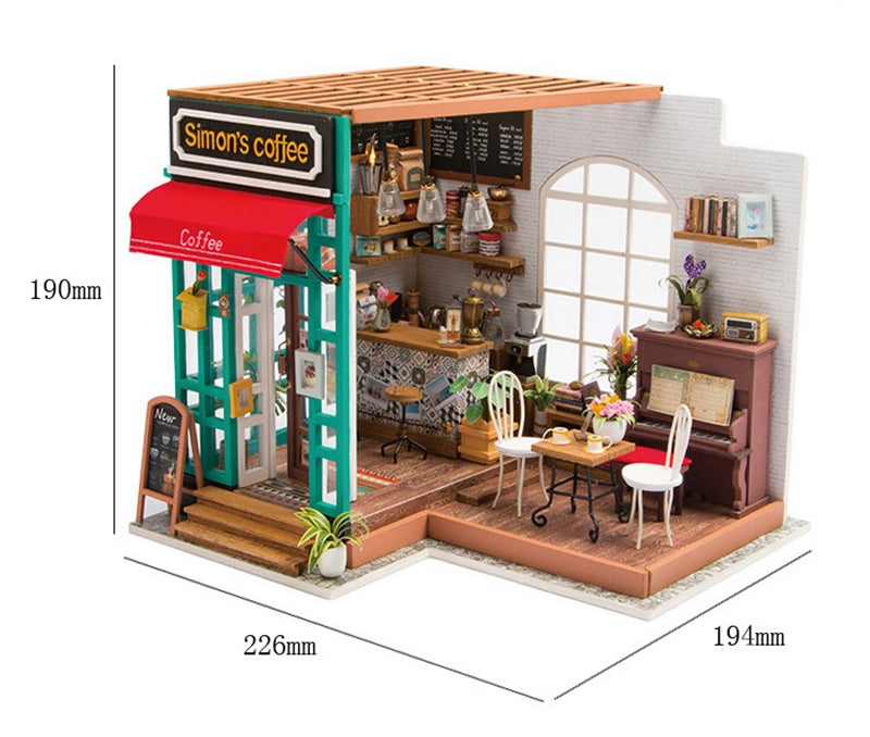 DIY Miniatur Haus Simon's Coffee