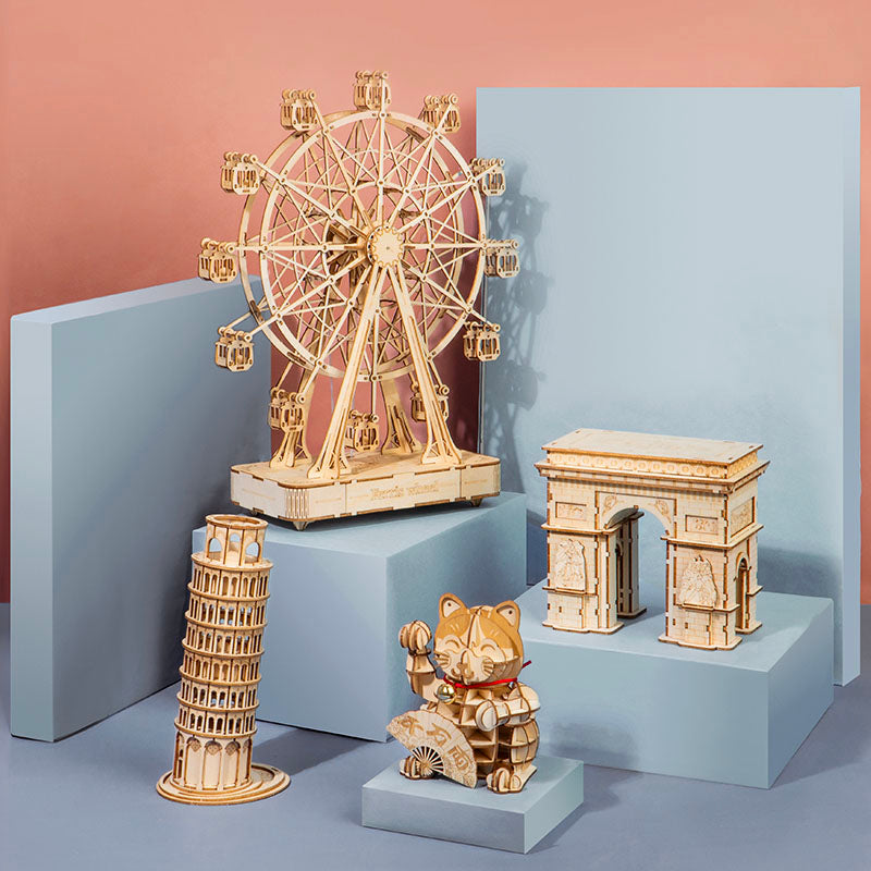 Riesenrad 3D-Holzpuzzle