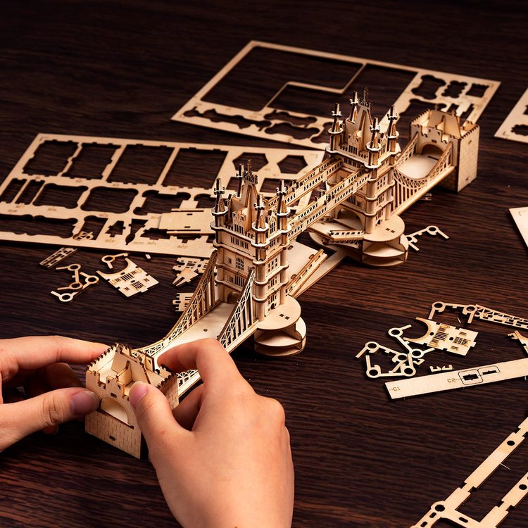 Tower Bridge 3D-Holzpuzzle